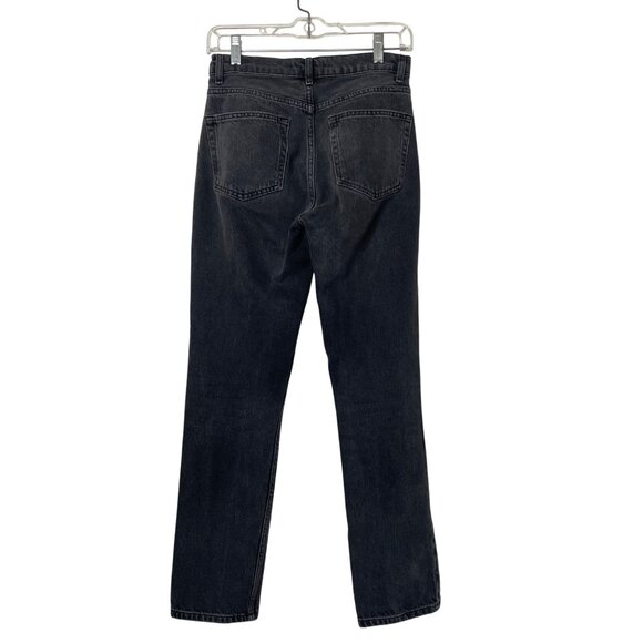 Reformation Julia High Cigarette Jean Wash Monterey Women's Sz 26 Charcoal Black - Picture 2 of 9